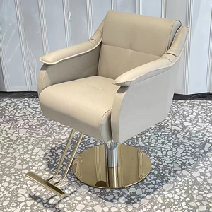 Poltrona da Salone Moderna per Parrucchieri in Ecopelle, con Sollevamento Idraulico, Tonalità Terra, per <span class=keywords><strong>Donna</strong></span> - Product Image 4