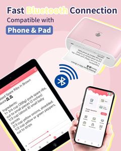 Imprimante professionnelle sans encre haute résolution portable rechargeable <span class=keywords><strong>Phomemo</strong></span> <span class=keywords><strong>M04S</strong></span> sans fil 110 mm thermique 300 DPI - Product Image 2