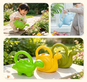 Spruzzino Manuale per Bambini da Giardino 1.5 <span class=keywords><strong>L</strong></span>, Piccolo Annaffiatoio in Plastica a Forma di Dinosauro e Lumaca - Product Image 6