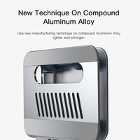 Support pour ordinateur portable multi-angles pliable en alliage d'aluminium composite nouvelle technique Yesido LP04