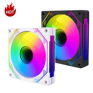 하이 퀄리티 OEM 사용자 정의 사일런트 LED PC 케이스 팬 RGB 환풍기 120mm RGB 팬 계산 라디에이터