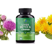 Ausreson OEM Compléments Probiotiques Detox Pilules Améliorent la digestion Colon Foie Cleanse Detox Capsules