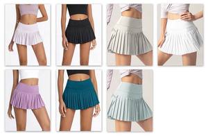 Custom side rok pendek tenis olahraga wanita berlipat pakaian olahraga tren fashion wanita 2022 sepatu Golf Padel - Product Image 6