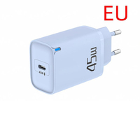 Adaptateur Chargeur USB-C Super Rapide GaN PD 25W avec Prise EU/US et Protocole Complet pour Téléphones Intelligents (Modèles 16, 17, 18)