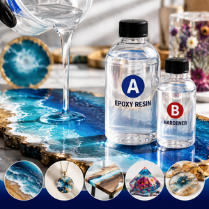 <span class=keywords><strong>Resina</strong></span> <span class=keywords><strong>Epoxi</strong></span> <span class=keywords><strong>para</strong></span> Hacer Joyas, Llaveros, Posavasos, <span class=keywords><strong>Moldes</strong></span> de Silicona y Manualidades - Product Image 1