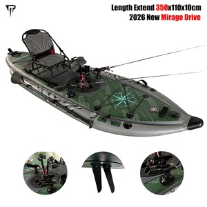 <span class=keywords><strong>Kayak</strong></span> de <span class=keywords><strong>Pedales</strong></span> Inflable Reforzado de PVC 1000D <span class=keywords><strong>con</strong></span> Sistema de Timón y <span class=keywords><strong>Pedales</strong></span> de Accionamiento por Pie - Product Image 1