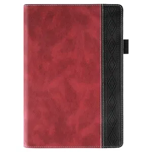 Dual Color Wallet Leather Case For IPad 11" 2020 2021 10.8 10.9 inch Air4 Air 5 Hit Color Contrast Stand Cover