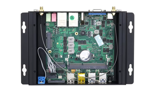 Mini PC industrial sin ventilador Intel <span class=keywords><strong>Core</strong></span> I3/I5/I7 CPU Dual LAN DDR4 RAM SSD HDD VGAHD Dual Display WiFi AU/US/CN/EU - Product Image 6