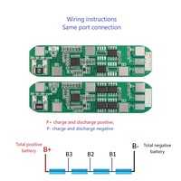 Système de gestion de batterie (BMS) pour lampadaires solaires, carte de protection de batterie Li-ion 18650 4S 14.8V 5A 10A pour pulvérisateur