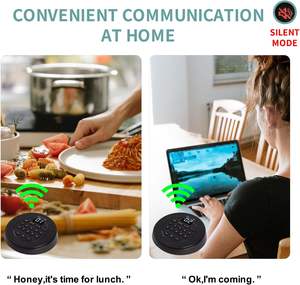 घर, व्यवसाय कार्यालय, बैंक, बैंक, होटल के उपयोग के लिए पूर्ण डुप्लेक्स हाथों मुक्त इंटरकॉम प्रणाली (ब्लैक-2) - Product Image 4