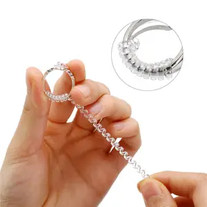 Ring größen versteller für lose Ringe Schmuck Sizer Dorn für die Herstellung von Schmuck Guard Spiral Silikon Spanner Set