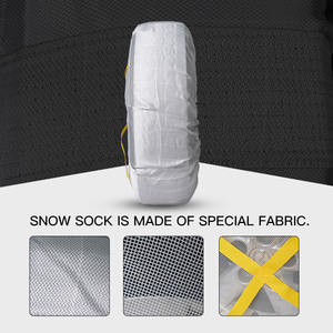 BOHU Auto Snow Sock Tire Chain Cloth Anti-slip Car Tire Snow Cover Chains Sock Ice and Snowy Road Emergency Tools - Product Image 3