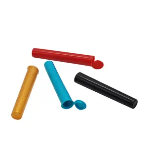 Hottest Selling Smoking Accessories 116mm Plastic Child Proof Pop Top Tube