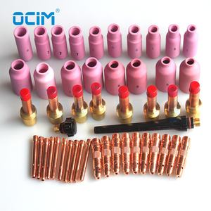 טיג ריתוך אביזר 48 יח ערכת גביע גז קוללט עבור tigg לפיד טיץ wp17/18/26 - Product Image 3