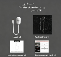 Mini Lámpara Nocturna LED USB Recargable para Decoración del Hogar, Proyector de Estrellas de Galaxia de Doble Proyección para Dormitorio, Regalo Práctico