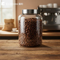 Nouveaux petits pots de conservation pour aliments secs, qualité alimentaire, pour l'affichage et le stockage en magasin bio
