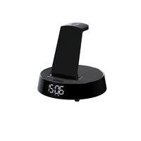 Draadloos opladen USB Oplaadbaar voor V5.1 Luidspreker Wekker Radio Omgevings-LED-licht Bureaulamp Nachtlampje-2000mAh
