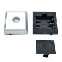 Nouveau cristal led base carré LED support de lampe alimenté par batterie led support affichage base 3d gravé cristal cube led lumière base