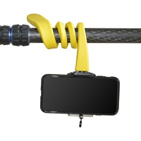 Penyangga Silikon Bentuk Gurita Fleksibel untuk GoPro dan Ponsel, Bracket Multifungsi dengan Tongsis Selfie Nirkabel