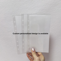Nouvelles Tendances : Pochette à Enveloppes Mate en Vélin Stratifié Personnalisable A6 A7, à Ouverture Latérale et Sans Fermeture Éclair, pour Categorie Personnalisée