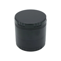 Broyeur à herbes en aluminium à 5 parties magnétique puissant de 2,48 pouces avec pot de rangement, broyeur à tabac, accessoires de fumage personnalisés