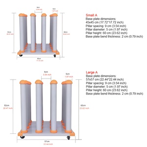 Porta Materiali Mobile per Caricamento Conveniente, Supporto per Rotoli di Vinile, Porta Rotoli Industriale per Materiali in <span class=keywords><strong>Pellicola</strong></span> - Product Image 4