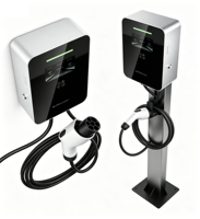Nouveau chargeur EV Putainen DY 9,6 kW Type 1 avec affichage LCD en temps réel, prise en charge de la mise à jour OTA via l'application Tuya, entrée AC 380V, sortie 16A