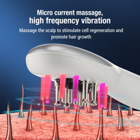 Fabrik preis Neues Design 3 in 1 Elektrische Haar bürste Kopfhaut Vibrations massage Kamm Haaröl Applikator Haar wachstums spender