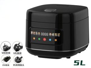 Cuisinière à riz électrique multifonctionnelle Grande capacité 5L pour les foyers Restaurants Prix bas <span class=keywords><strong>en</strong></span> <span class=keywords><strong>ligne</strong></span> Accessoire tasse à mesurer - Product Image 2