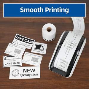 <span class=keywords><strong>Brother</strong></span>-Cinta <span class=keywords><strong>de</strong></span> papel <span class=keywords><strong>de</strong></span> <span class=keywords><strong>etiquetas</strong></span> térmicas para <span class=keywords><strong>impresora</strong></span> <span class=keywords><strong>de</strong></span> <span class=keywords><strong>etiquetas</strong></span> <span class=keywords><strong>QL</strong></span>, reemplazo <span class=keywords><strong>de</strong></span> 4x100 pies, color blanco - Product Image 5