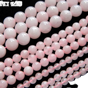 Perles rondes en quartz rose naturel de 8 mm, pour la création de bijoux, prix de gros, toutes pierres et toutes tailles disponibles à la vente - Product Image 4