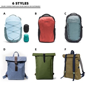 CHANGRONG Custom <strong>Black</strong> Sports Travel Camping Laptop <strong>Backpack</strong> RPET - Product Image 6