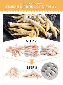 Peau de pieds de poulet d'acier inoxydable enlevant la machine d'épluchage automatique de patte de poulet - Product Image 2