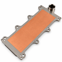Plaque de refroidissement liquide haute performance pour électronique de puissance, plaque de refroidissement à eau personnalisée pour onduleurs, convertisseurs IGBT et stockage d'énergie