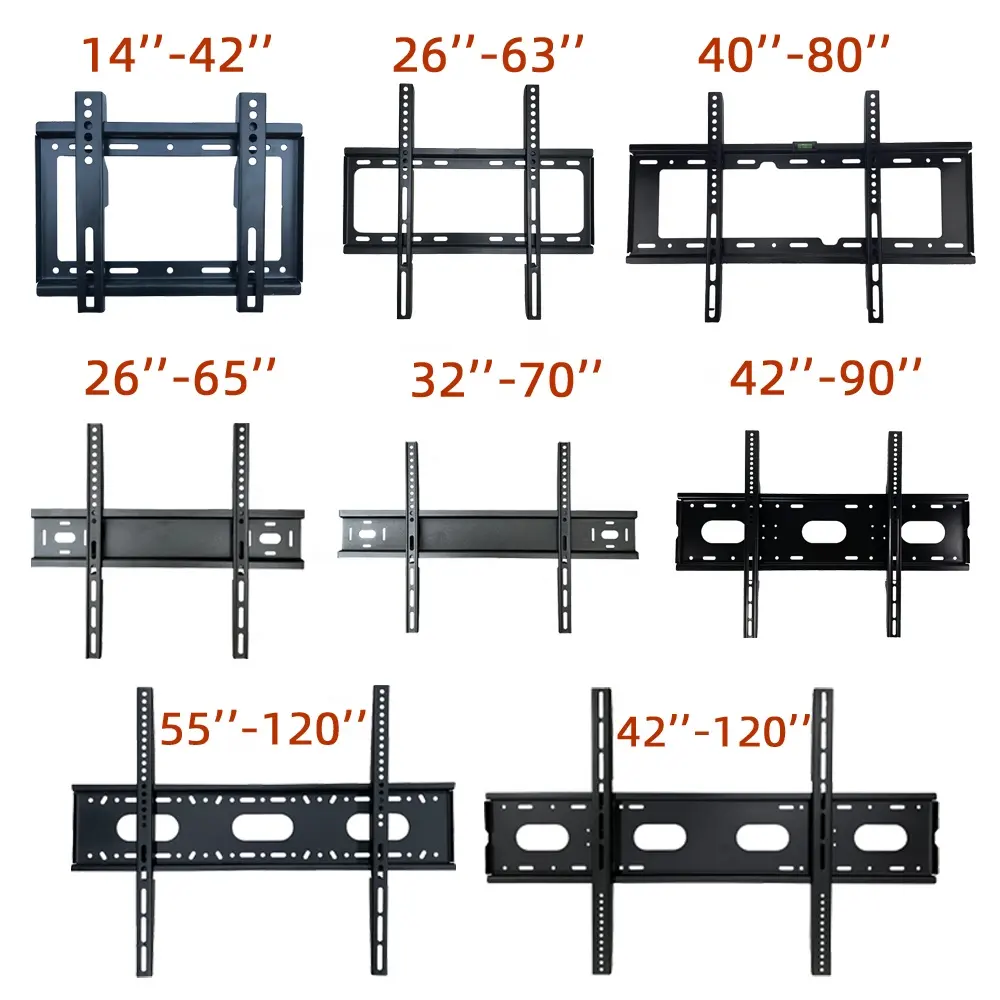 Universal Wall Mount Tv Beugel Voor 14 "-42" Flat Screen Lcd/Led Tv