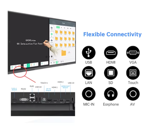98 Inch 40 Điểm Cảm Ứng 16GB + 256GB SSD 4K LCD Tương Tác Bảng Thông Minh Cho Lớp Học & Văn Phòng Sử Dụng Với 1-Năm Bảo Hành - Product Image 4