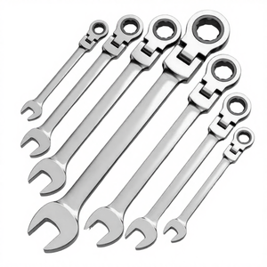 Juego de Llaves de Trinquete de 16 Piezas con Llaves Combinadas de Acero al Cromo Vanadio, Kit de Herramientas Manuales para Bricolaje y OEM - Product Image 4