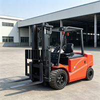 Chariot élévateur électrique contrepoidsé avec batterie au lithium intégrée au siège, capacité 5,0 tonnes, pour manutention de palettes, quatre pivots