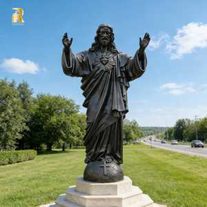 Estatua de Jesucristo de Bronce Grande Personalizada RELONG en Venta - Product Image 1