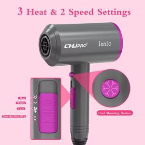 ไดร์เป่าผมมอเตอร์ไฟฟ้ากระแสตรง2000W AC ล้านไอออนลบออกแบบโลโก้แบบมืออาชีพสำหรับร้านเสริมสวยใช้ในบ้านพลังงานไฟฟ้า - Product Image 2