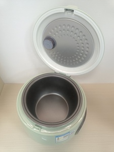 Cute Plastic Housing Mini Rice Cooker Paddle Aluminum Inner Pot 1.1-2 L Capacity Portable Household Home Mechanical <b>Timer</b> Contro - Product Image 6