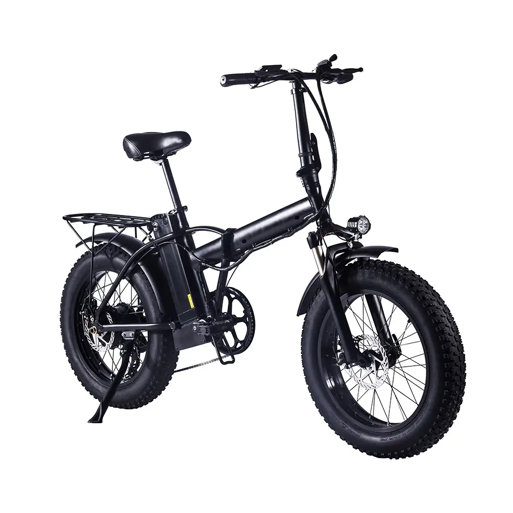 Bicicleta eléctrica de 20 pulgadas y 7 velocidades, bici con Motor de 500W, 48V, 13AH, batería de litio, pantalla LED de aleación de aluminio, Crucero de playa eléctrico