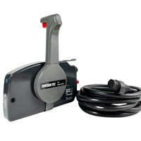 Nouvelle boîte de commande d'accélérateur latérale pour moteur hors-bord 703-48203-12, compatible avec les moteurs hors-bord Yamaha sans Power Tilt & Trim