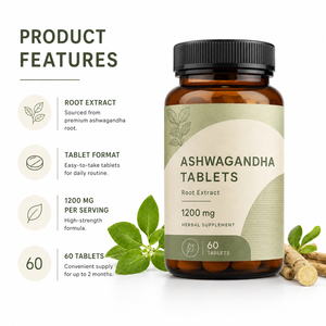Complément Alimentaire Vegan de Haute Qualité à Base d'Ashwagandha Haute Concentration 3000mg en Comprimés pour le Soutien Immunitaire, le Sommeil et l'Équilibre Hormonal - Product Image 5