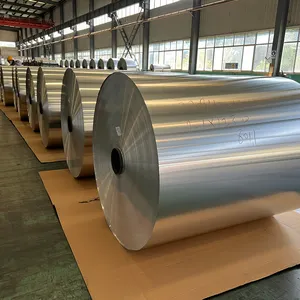 China Manufacturer 8011 Aluminum Foil Price 24 25 40 50 Micron Aluminum Foil Roll For Sale