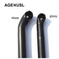AGEKUSL Tige de selle de vélo en fibre de carbone de 31.8mm pour vélo pliant Brompton 3Sixty Pike