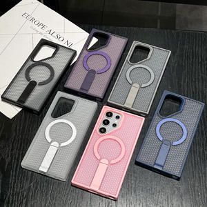 Coque de téléphone portable de refroidissement pour iPhone 17 16 Air 15 14 Plus 13 12 Pro Max béquille anneau magnétique couverture de téléphone portable de jeu de luxe - Product Image 2