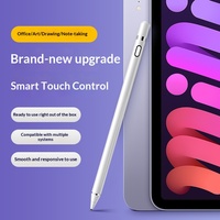 Stylet capacitif actif en métal universel pour écrans tactiles, compatible avec téléphones et tablettes, pour dessin et écriture manuscrite