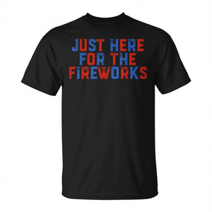 Camiseta patriótica de Estados Unidos del 4 de julio, solo por los fuegos artificiales - Product Image 3
