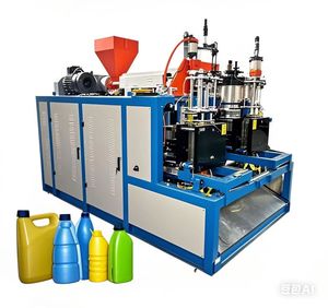Machine de moulage par extrusion-soufflage semi-automatique pour la fabrication de contenants/barils/jerricans/jouets/réservoirs d'<span class=keywords><strong>eau</strong></span> en plastique HDPE PP - Product Image 1